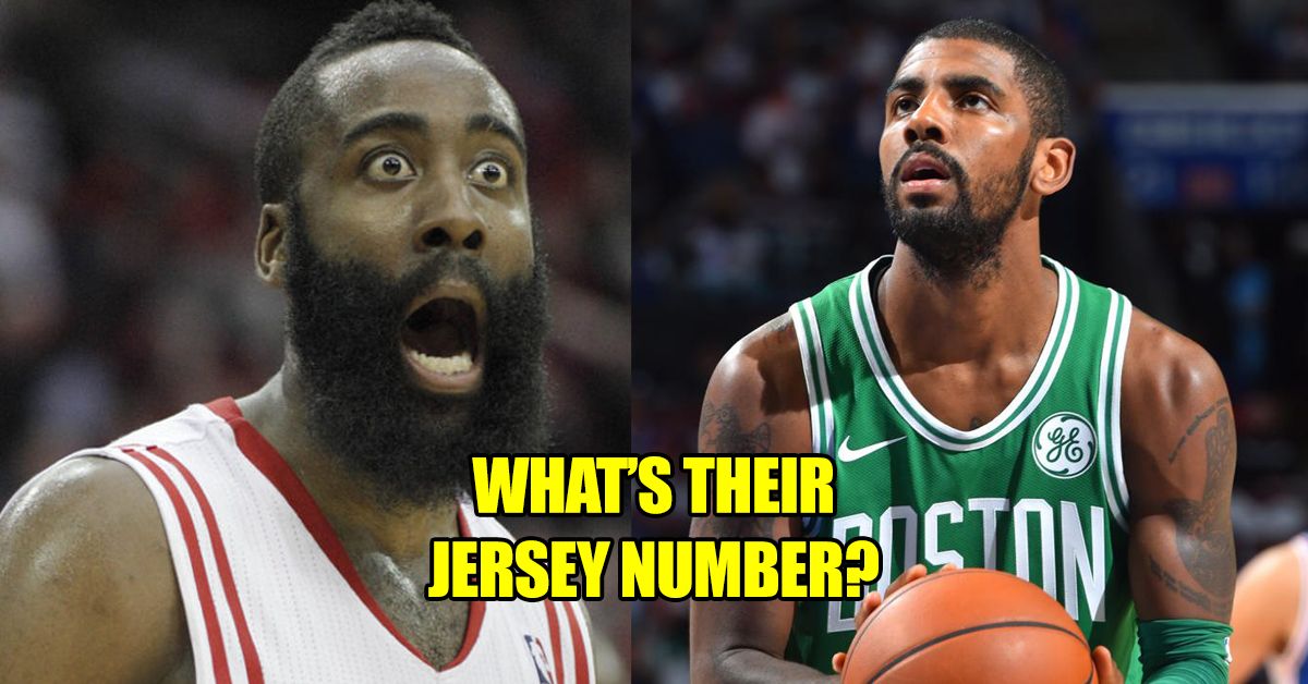NBA Players To Their Jersey Numbers 